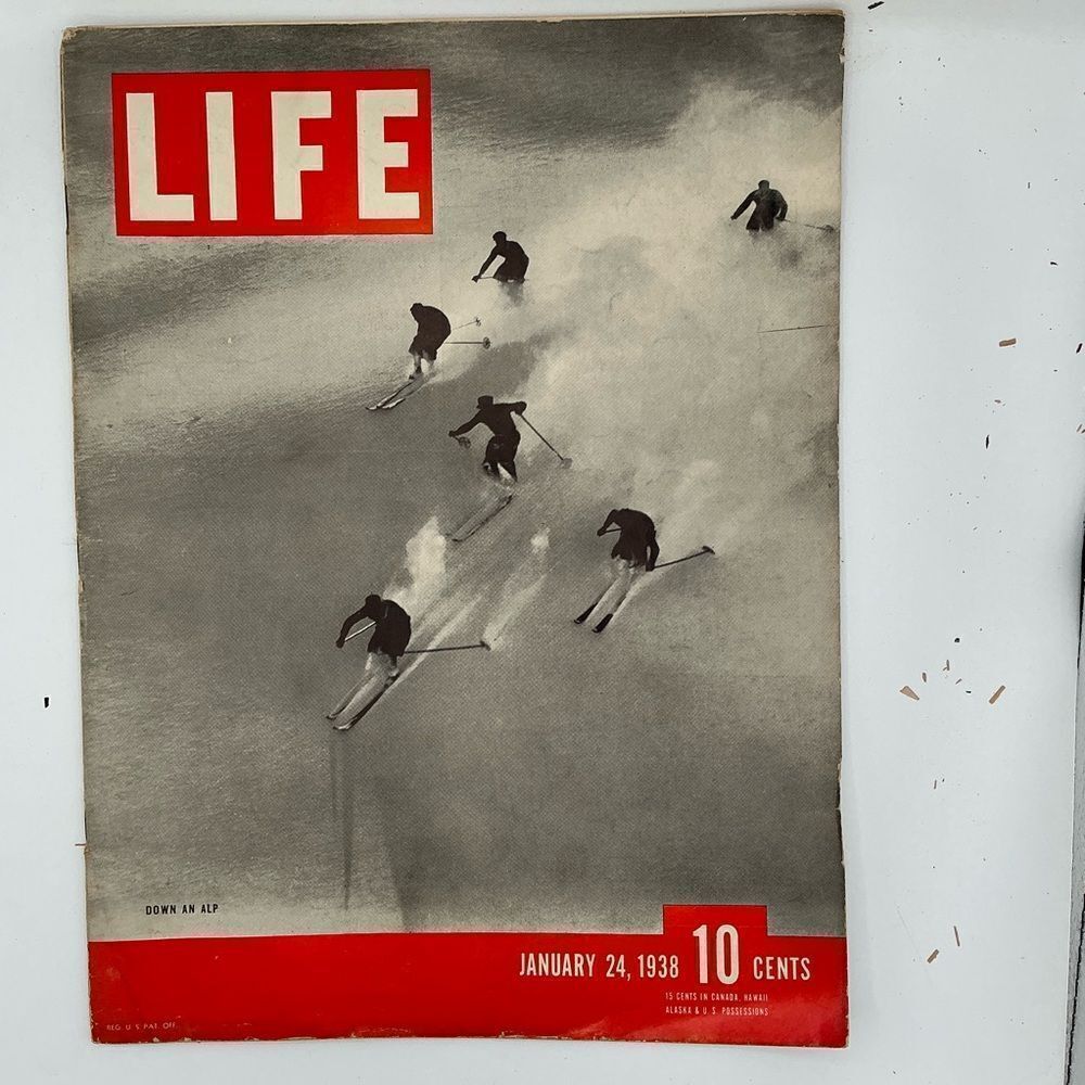 Vintage Magazine Cover - January 1938 Edition